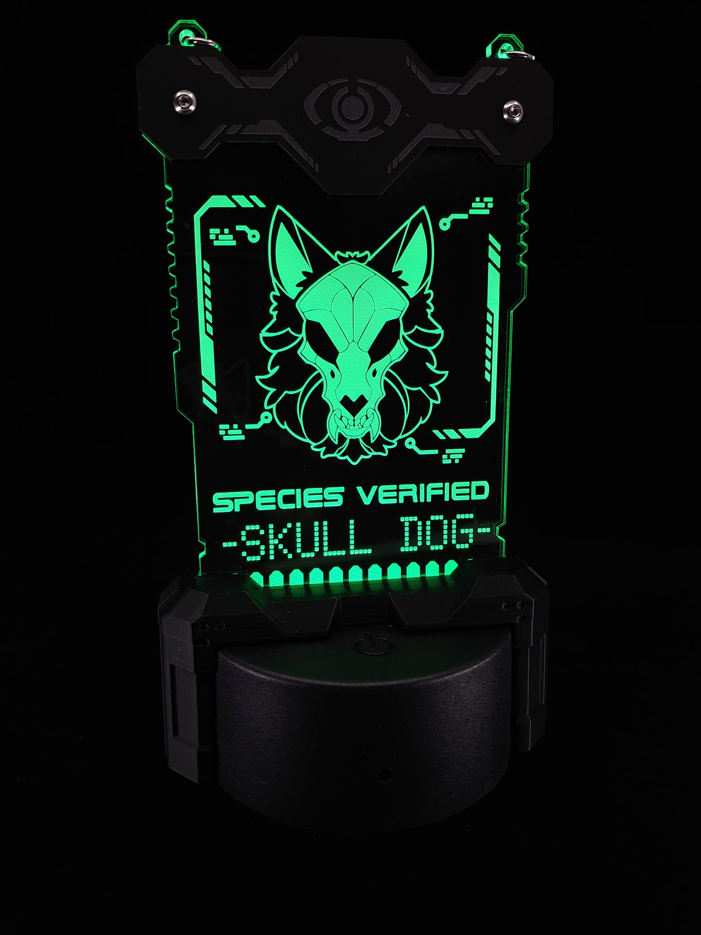 SKULL DOG SPECIES VERIFIED BADGE