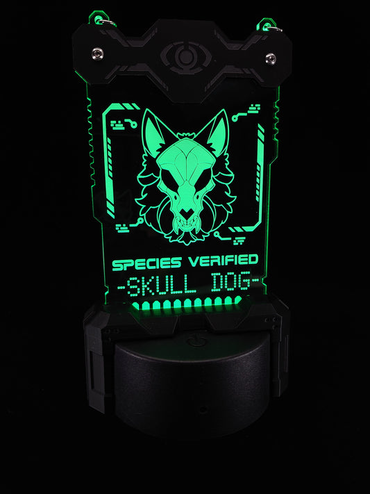 SKULL DOG SPECIES VERIFIED BADGE
