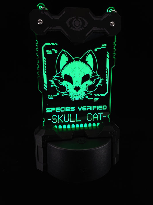 SKULL CAT SPECIES VERIFIED BADGE