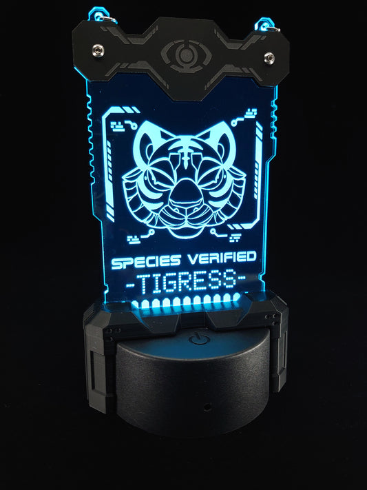 TIGRESS DOG SPECIES VERIFIED BADGE