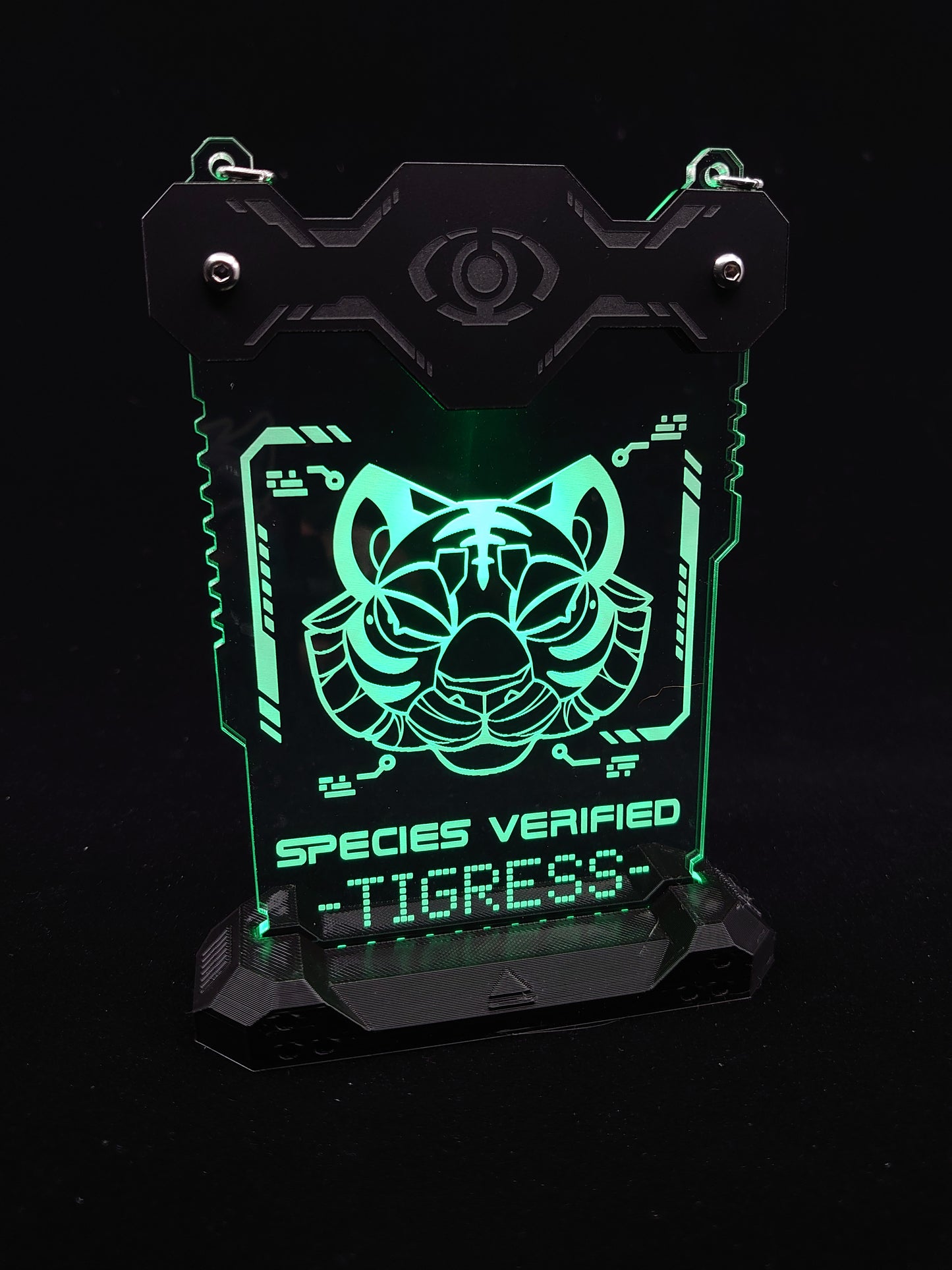 TIGRESS DOG SPECIES VERIFIED BADGE