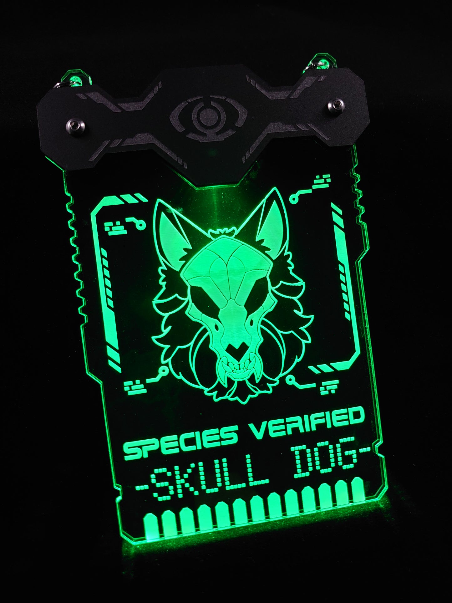 SKULL DOG SPECIES VERIFIED BADGE