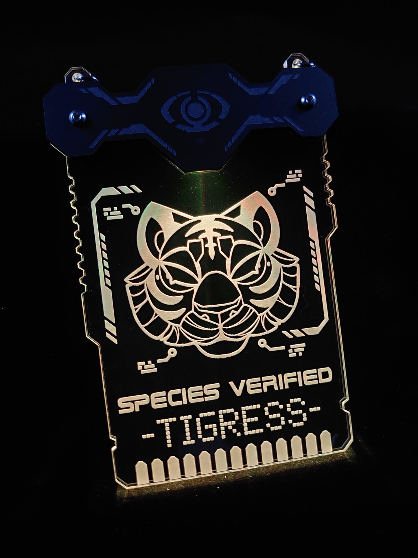 TIGRESS DOG SPECIES VERIFIED BADGE