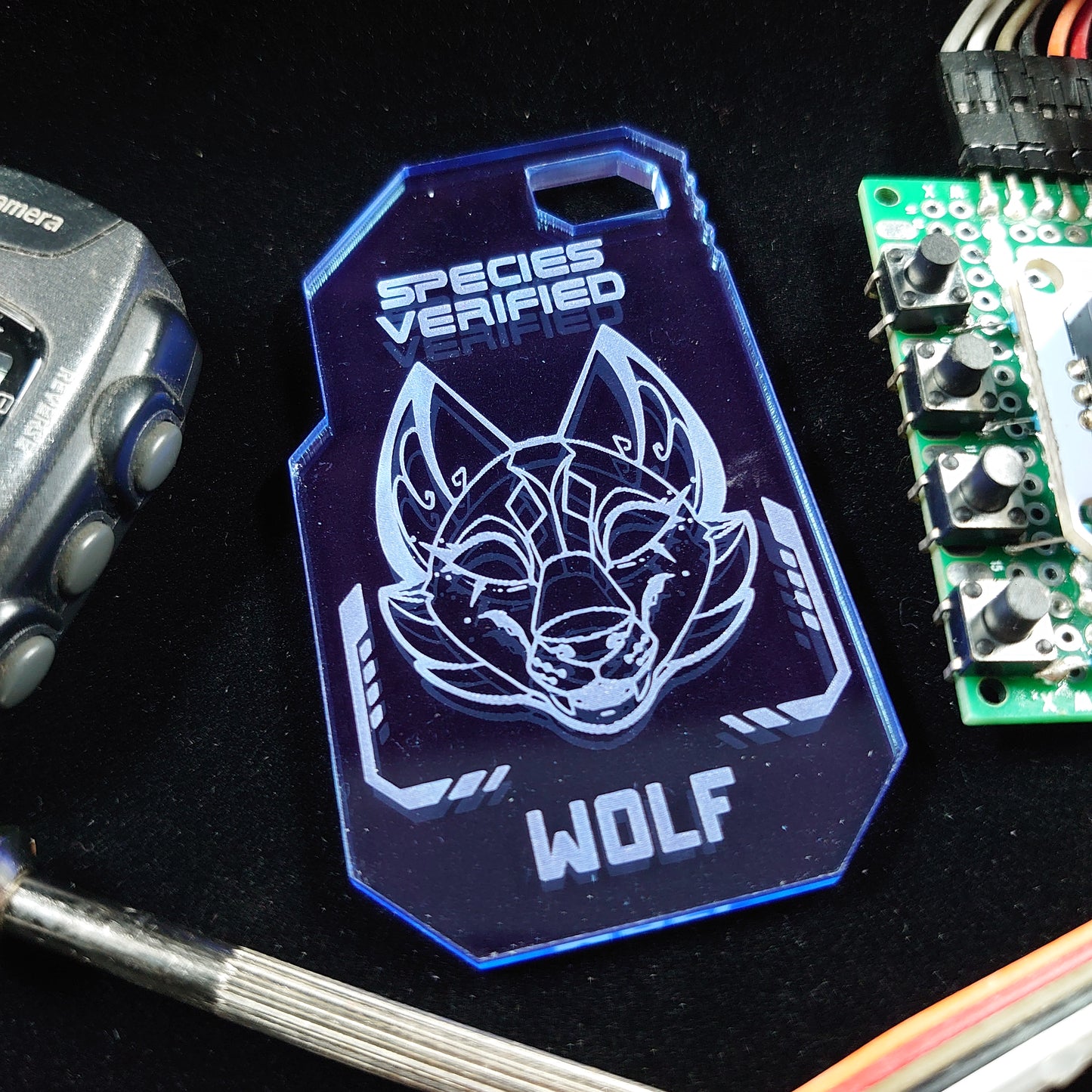 WOLF (FEMME) SPECIES VERIFIED TAG