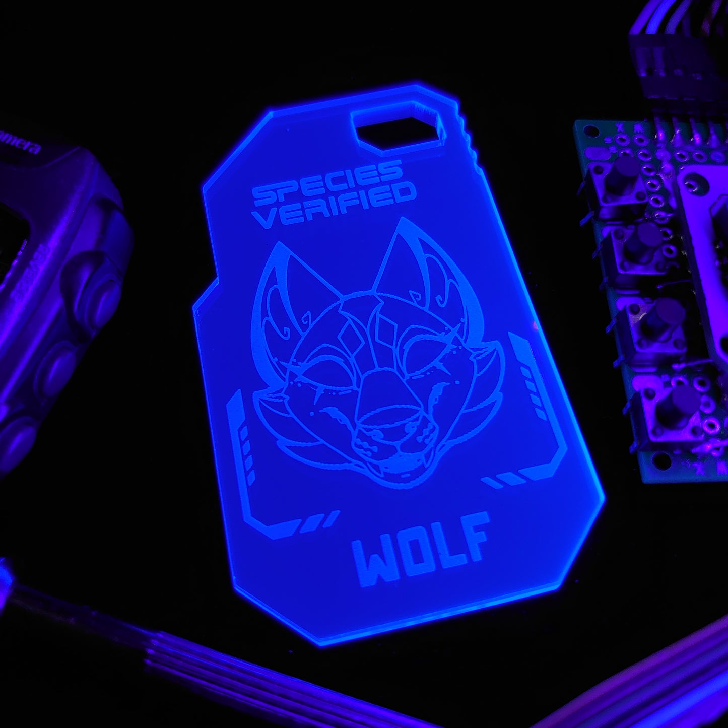 WOLF (FEMME) SPECIES VERIFIED TAG