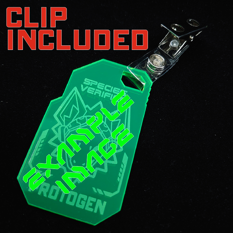 PUP SPECIES VERIFIED TAG