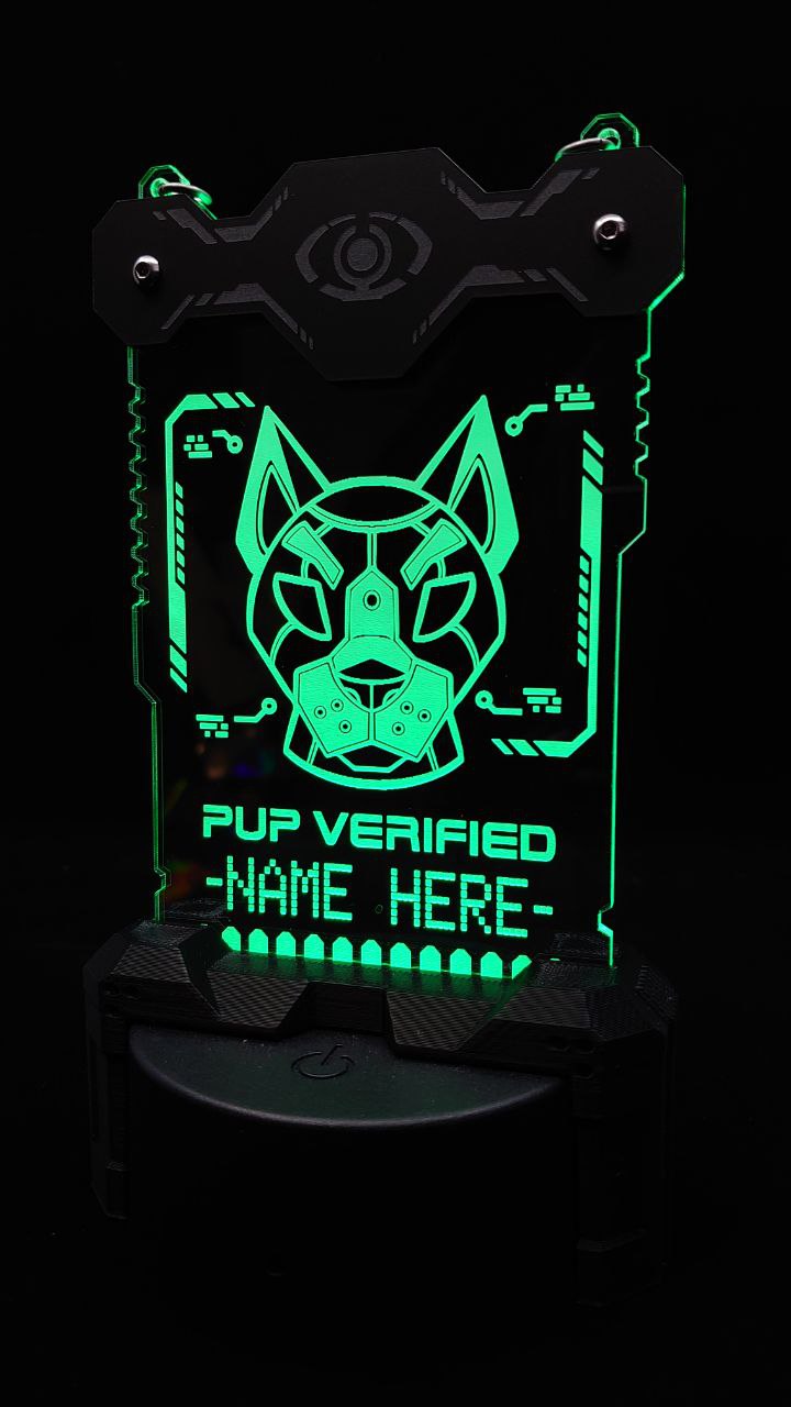 PUP *CUSTOM NAME* VERIFIED BADGE