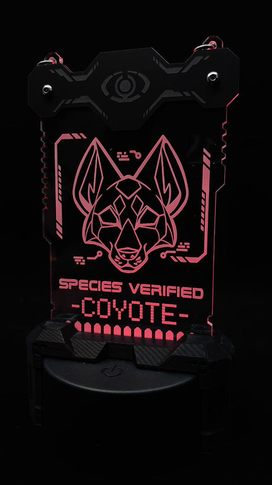 COYOTE/YOTE SPECIES VERIFIED BADGE