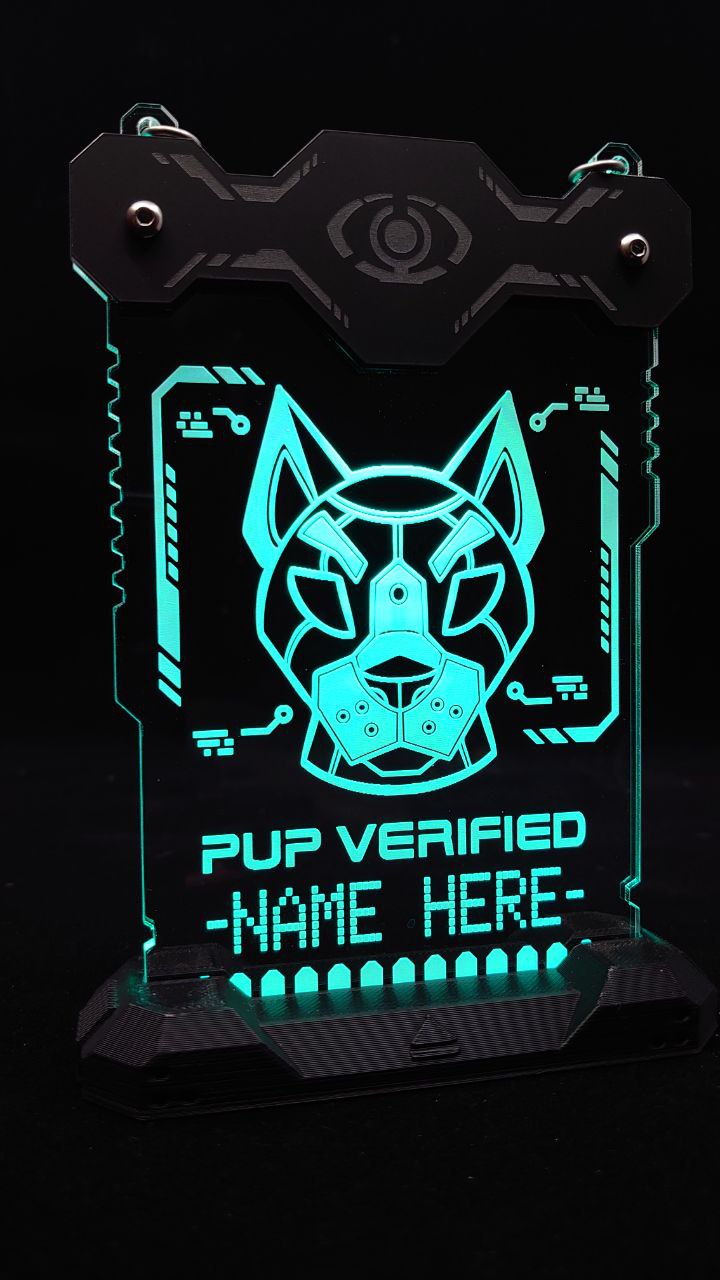 PUP *CUSTOM NAME* VERIFIED BADGE