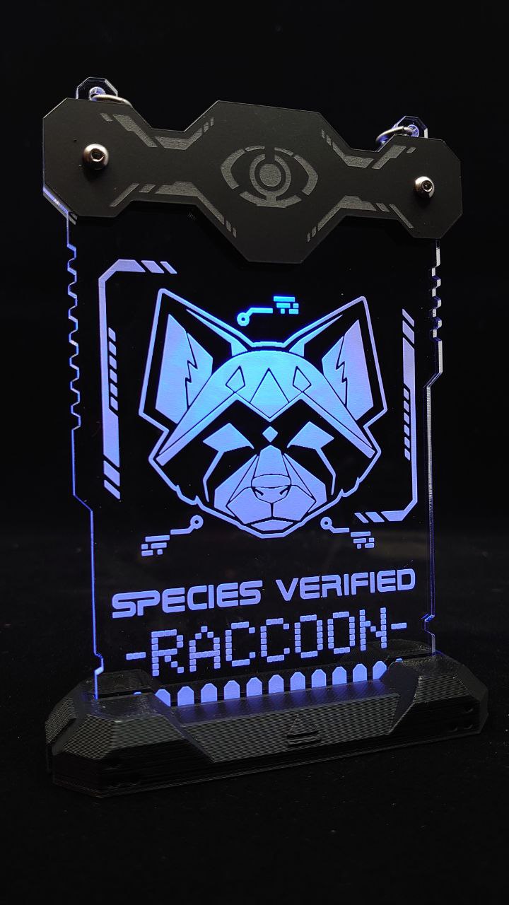 RACCOON SPECIES VERIFIED BADGE
