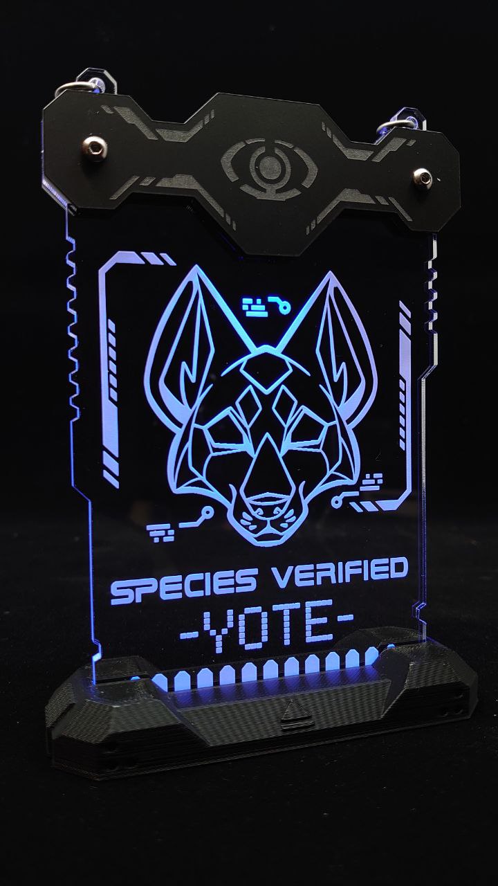 COYOTE/YOTE SPECIES VERIFIED BADGE