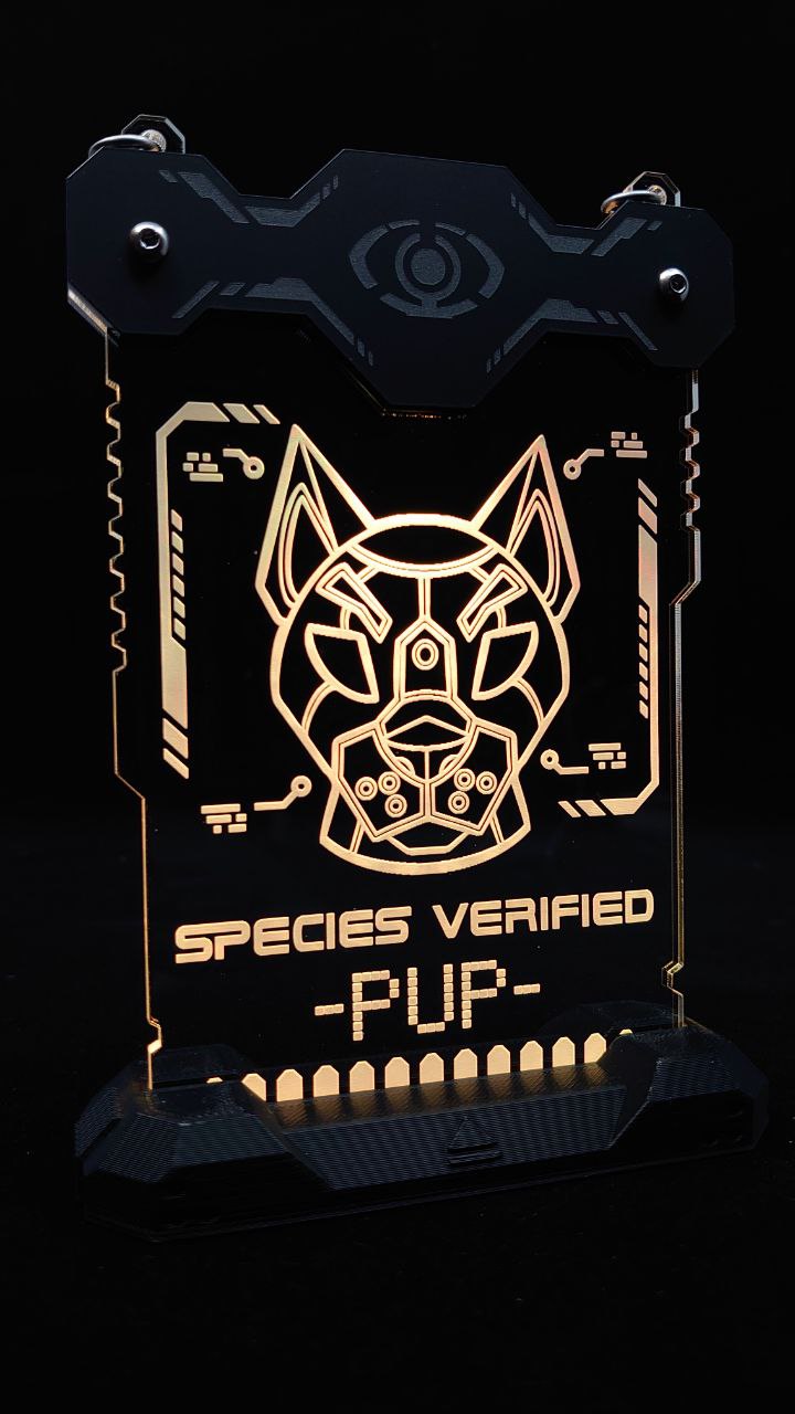 PUP SPECIES VERIFIED BADGE