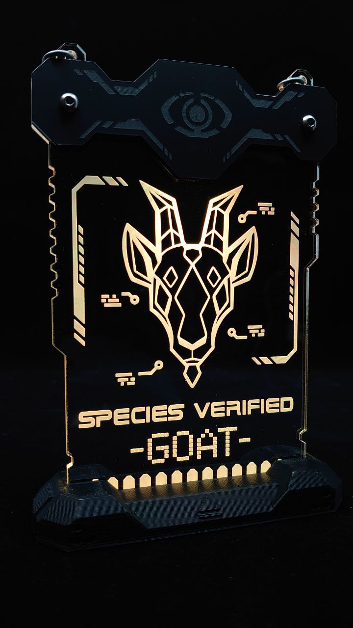 GOAT SPECIES VERIFIED BADGE