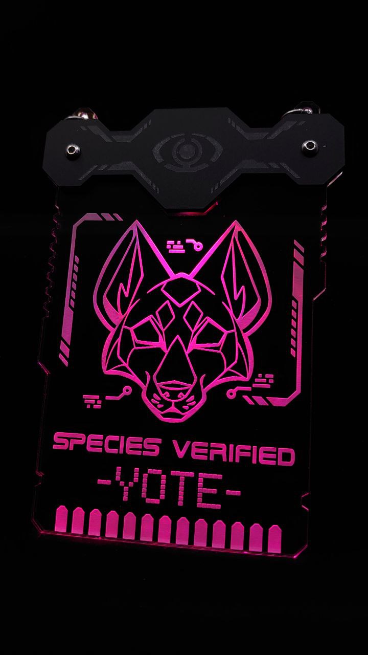 COYOTE/YOTE SPECIES VERIFIED BADGE