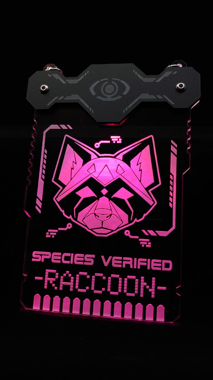 RACCOON SPECIES VERIFIED BADGE