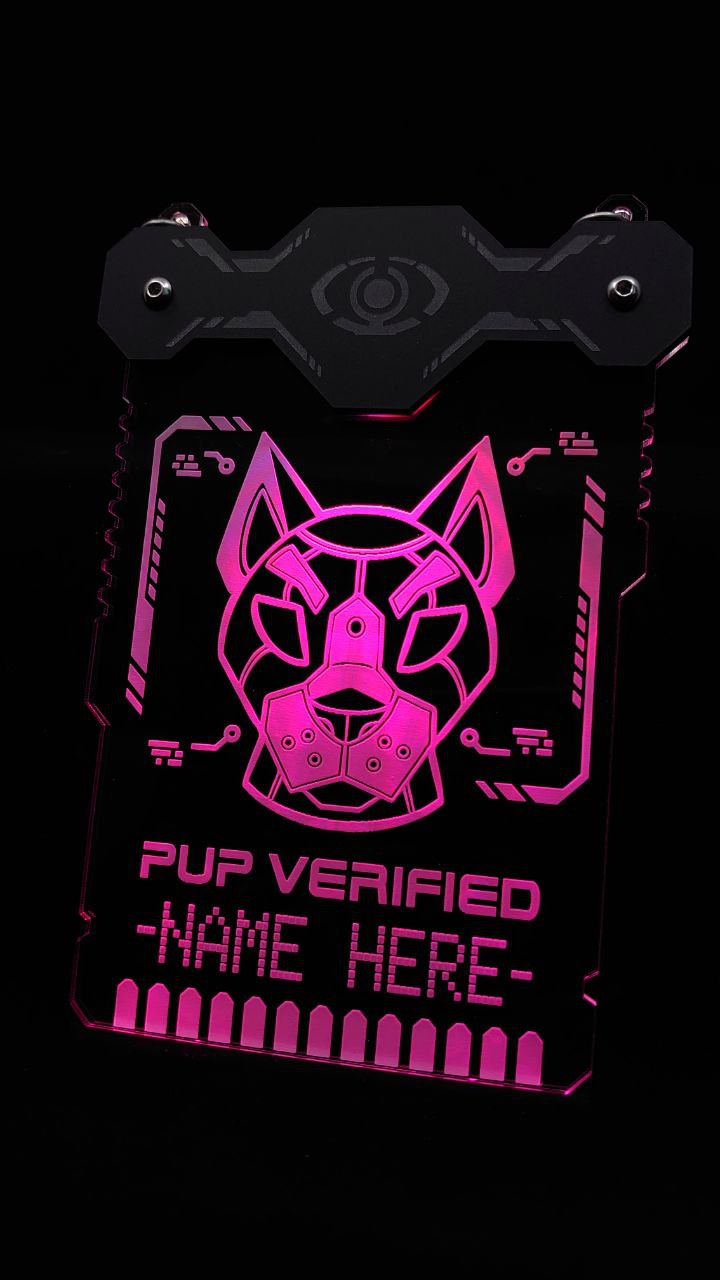 PUP *CUSTOM NAME* VERIFIED BADGE
