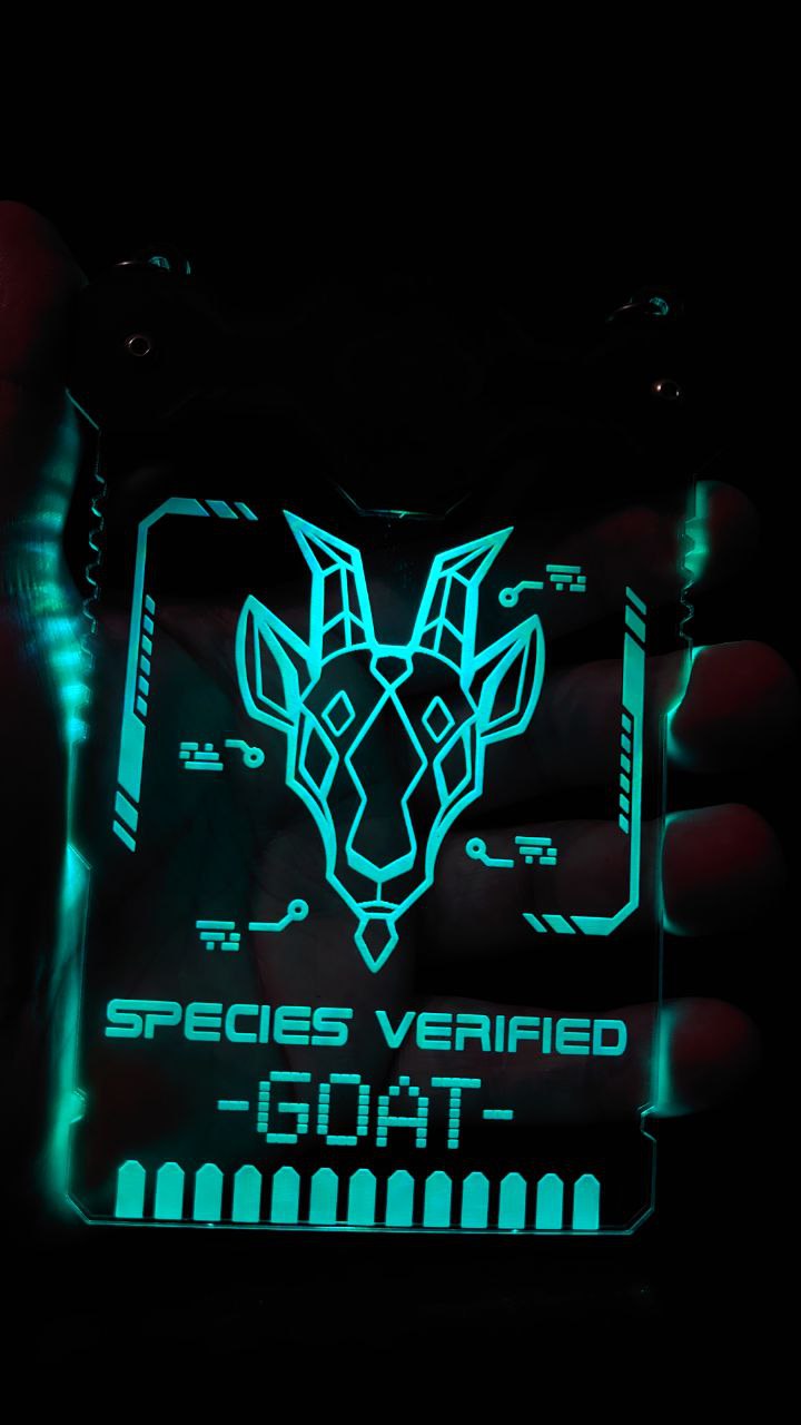 GOAT SPECIES VERIFIED BADGE