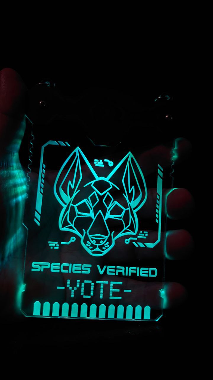 COYOTE/YOTE SPECIES VERIFIED BADGE