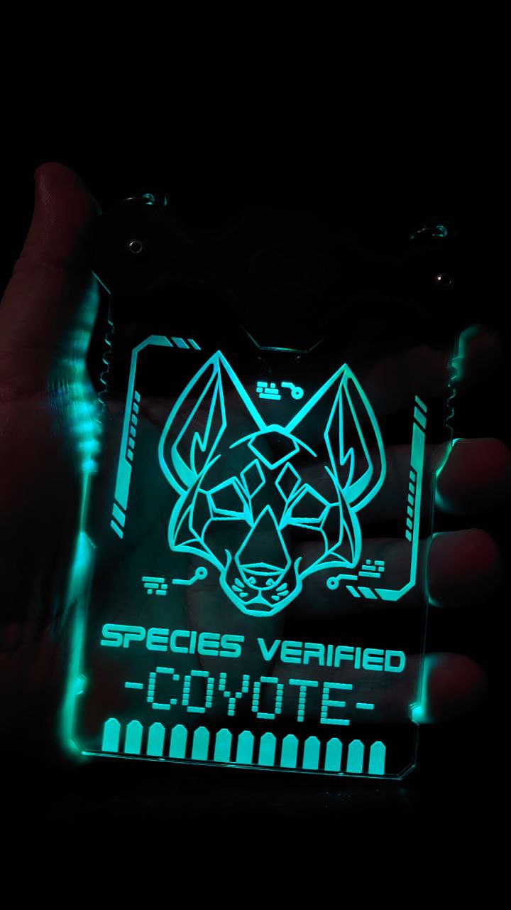COYOTE/YOTE SPECIES VERIFIED BADGE
