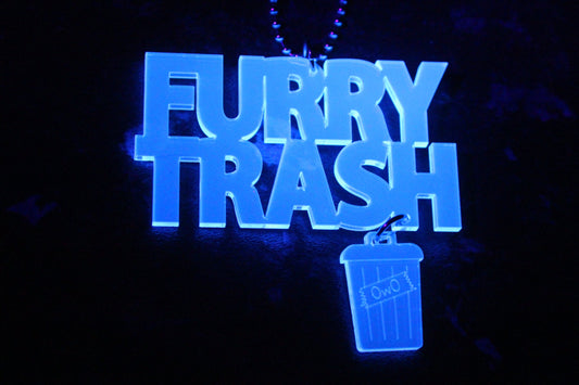 Furry Trash necklace