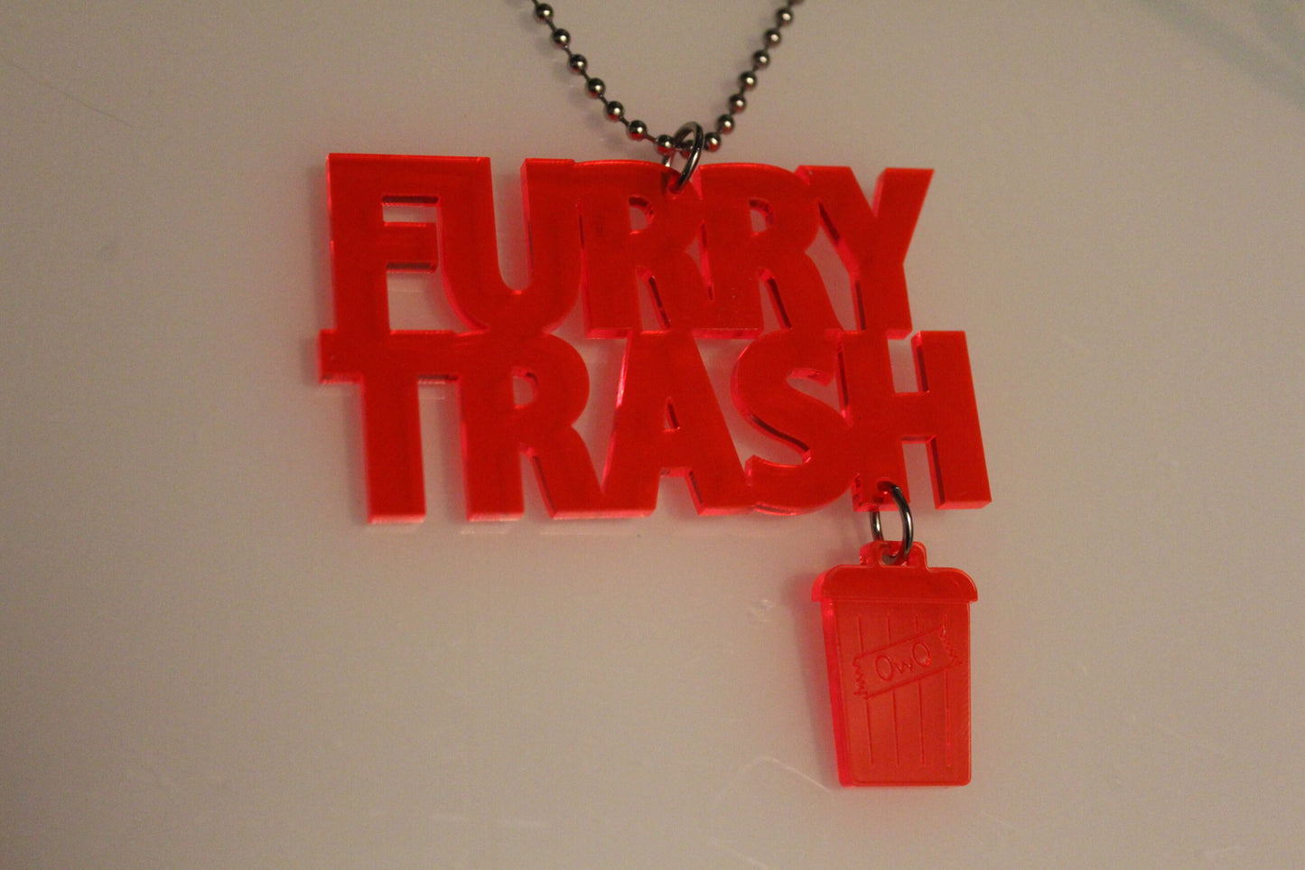 Furry Trash necklace