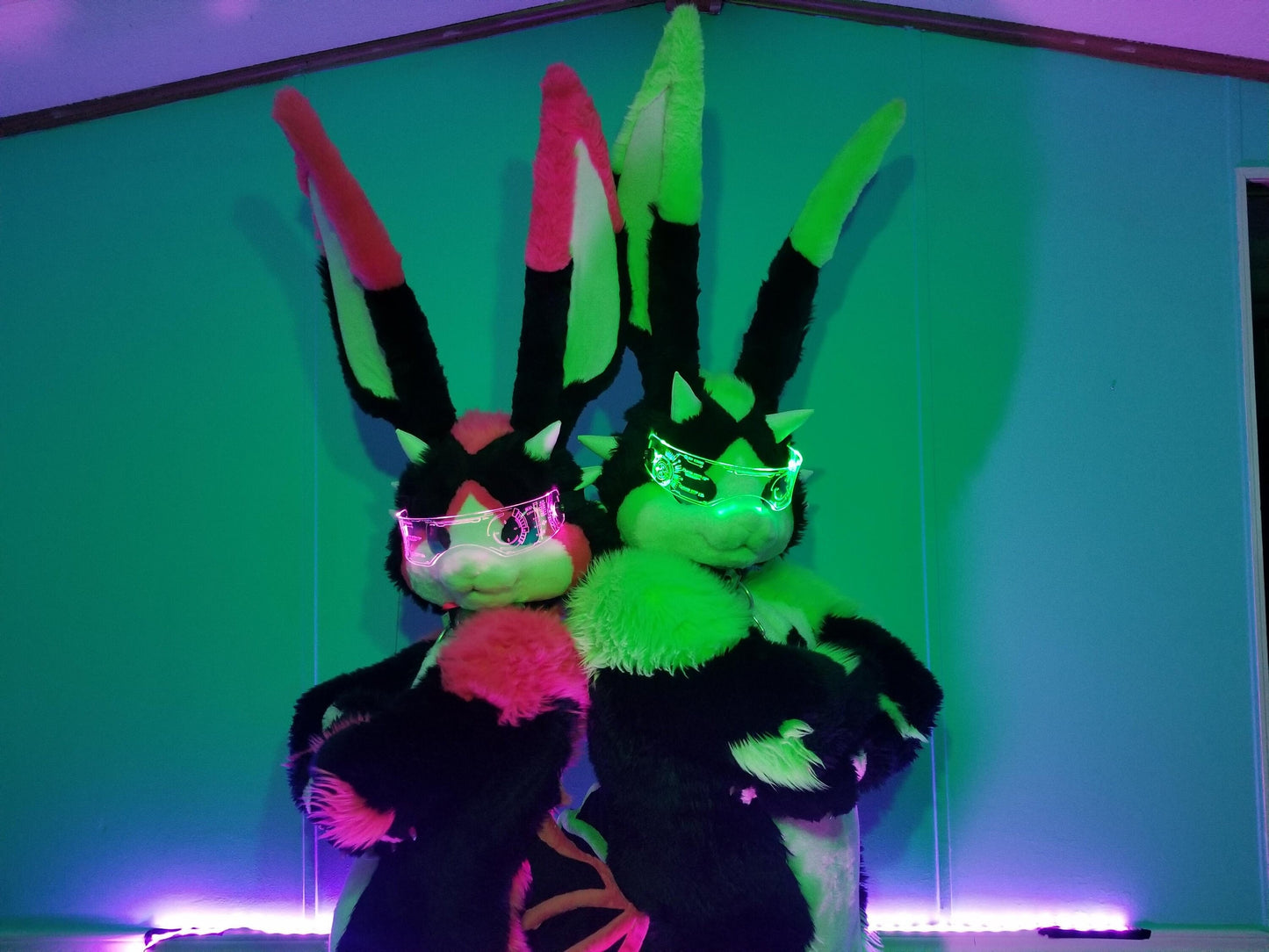 Illuminated Cyberpunk Cyber goth fursuit visor J.A.R.V.I.S Advanced Clear **choose your LED colour**