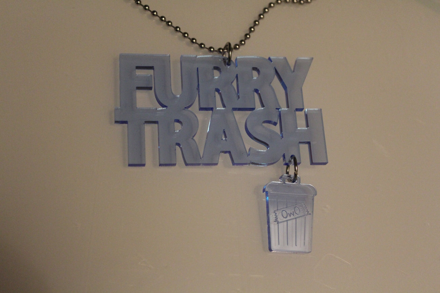 Furry Trash necklace