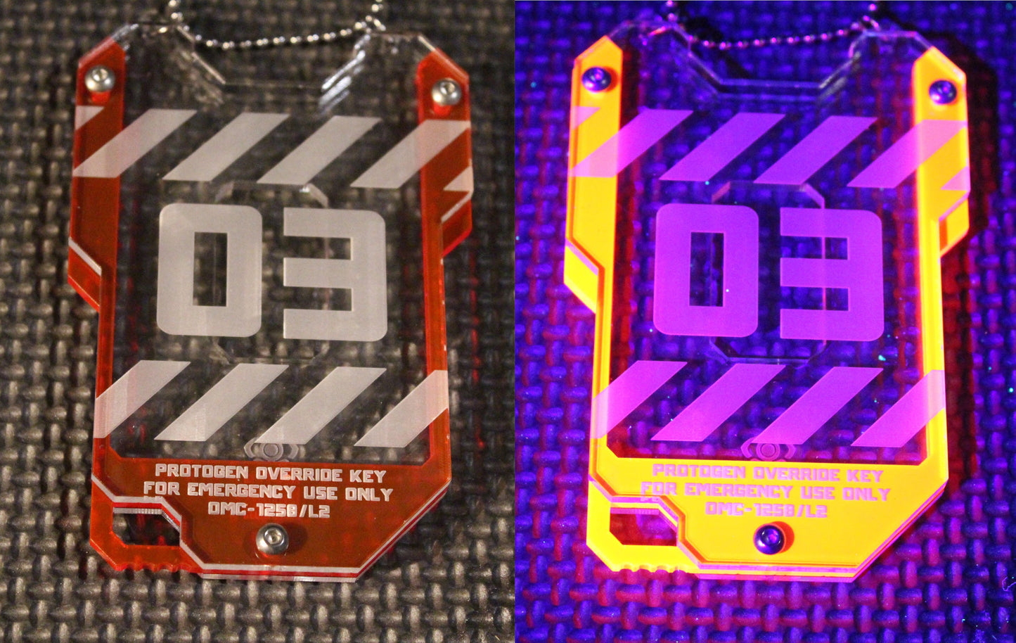 Cyberpunk keycard style card ID holder