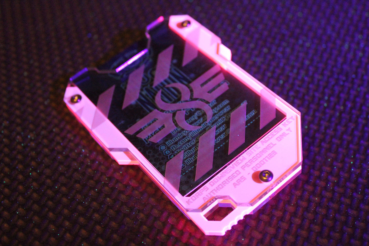 The Korps Downsview Site access key keycard style card ID holder