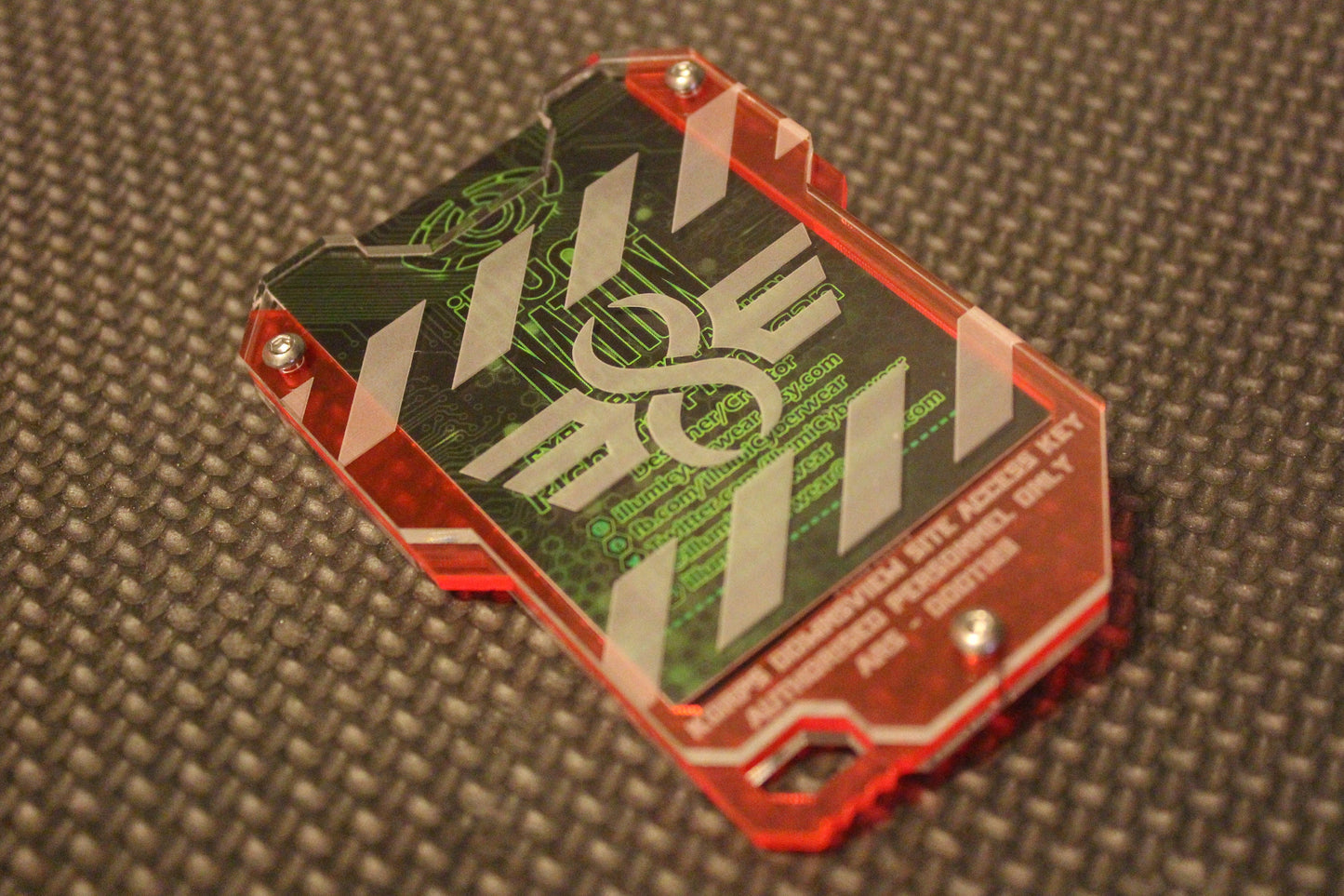 The Korps Downsview Site access key keycard style card ID holder