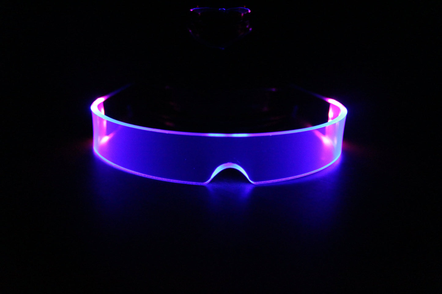 STEALTH vaporwave Neon Blue/pink The original Illuminated Cyberpunk Cyber goth visor
