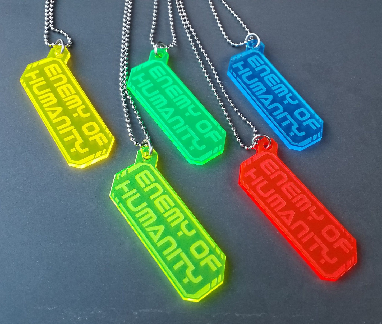 Enemy of Humanity pendent