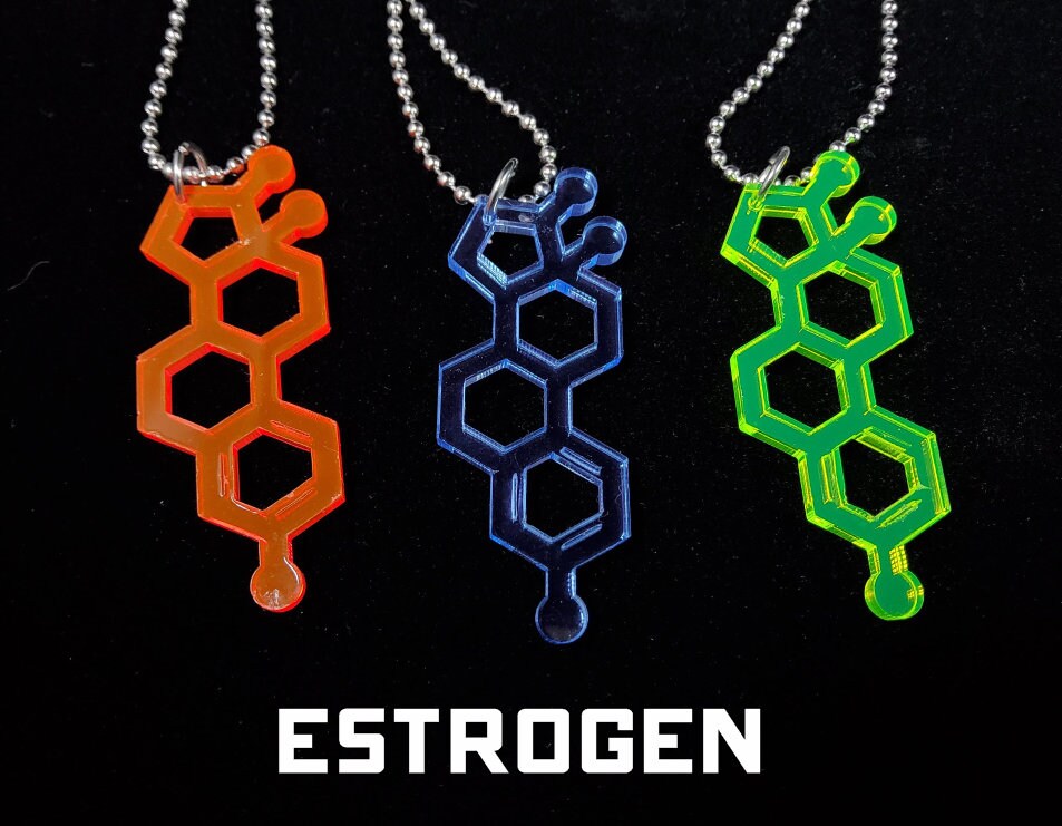 Estrogen chemical necklace