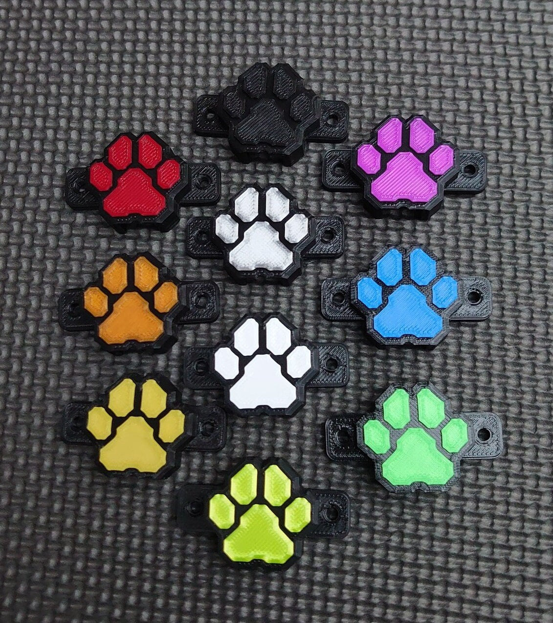 Illuminated Cyberpunk Cyber goth fursuit visor HEX-FADE  Clear **choose your LED colour**