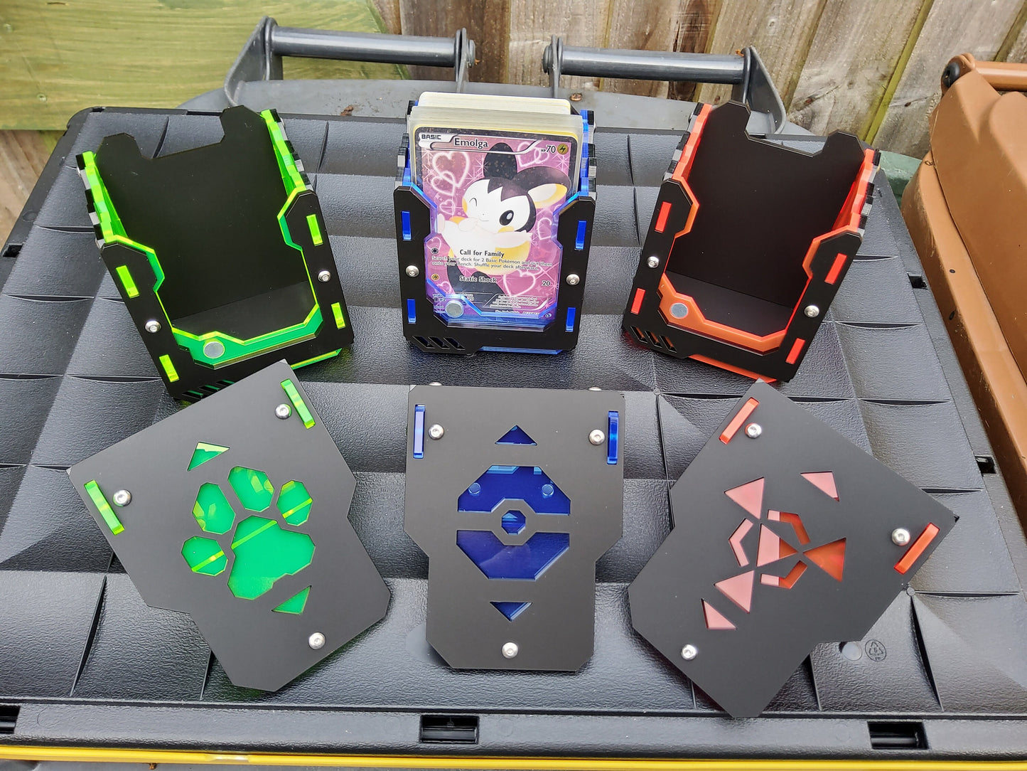 CYBERTHRONE 60 card deck box