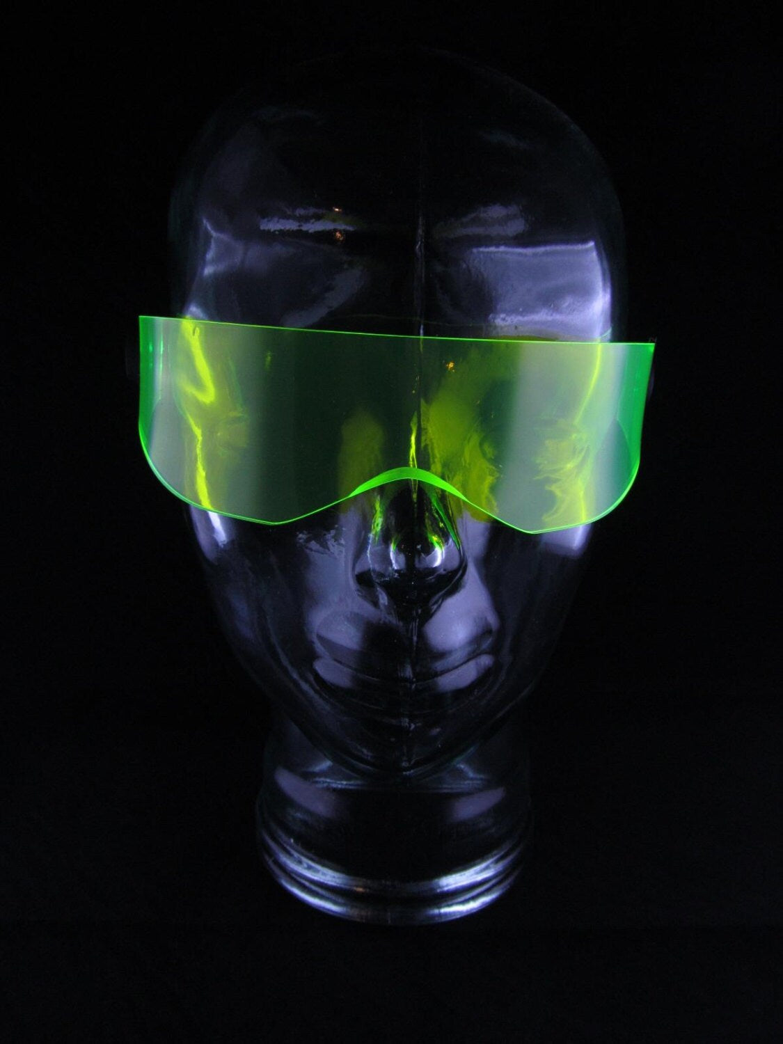 The original Illuminated Cyberpunk Cyber goth visor V3 Acid Green