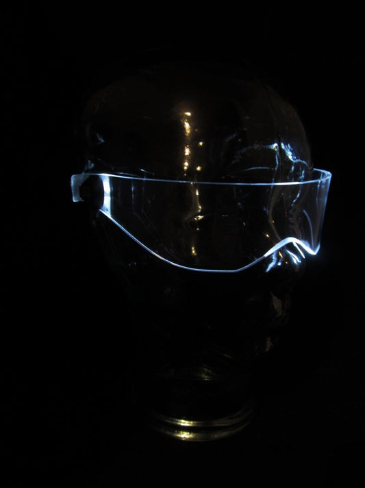 The Original Illuminated Cyberpunk Cyber goth visor V3 visor *choose your own led color*