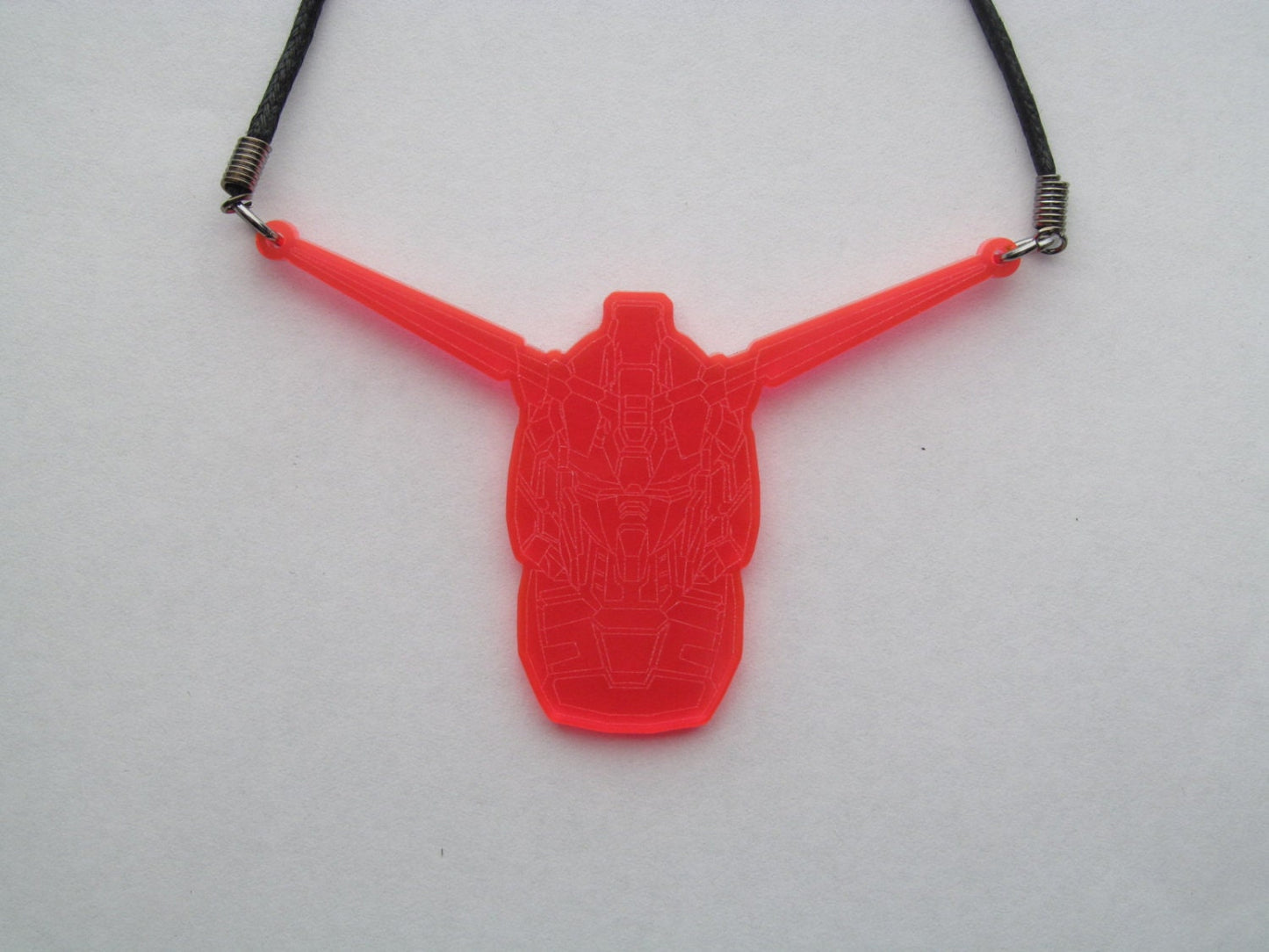 Unicorn Gundam RX-0 necklace laser cut/engraved