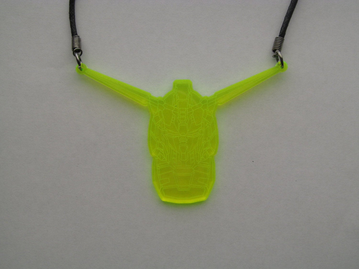 Unicorn Gundam RX-0 necklace laser cut/engraved