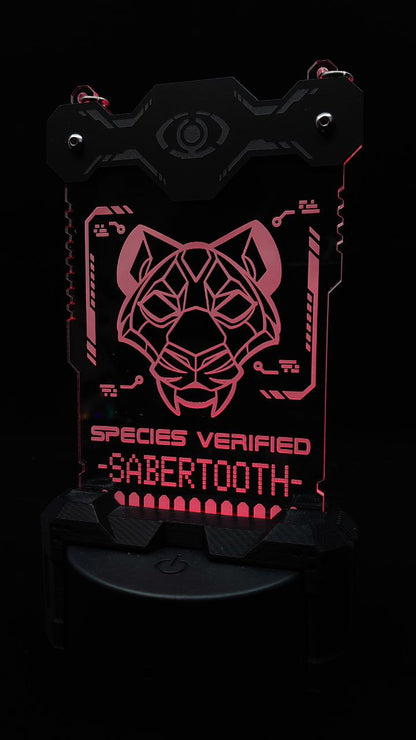 SABERTOOTH SPECIES VERIFIED BADGE