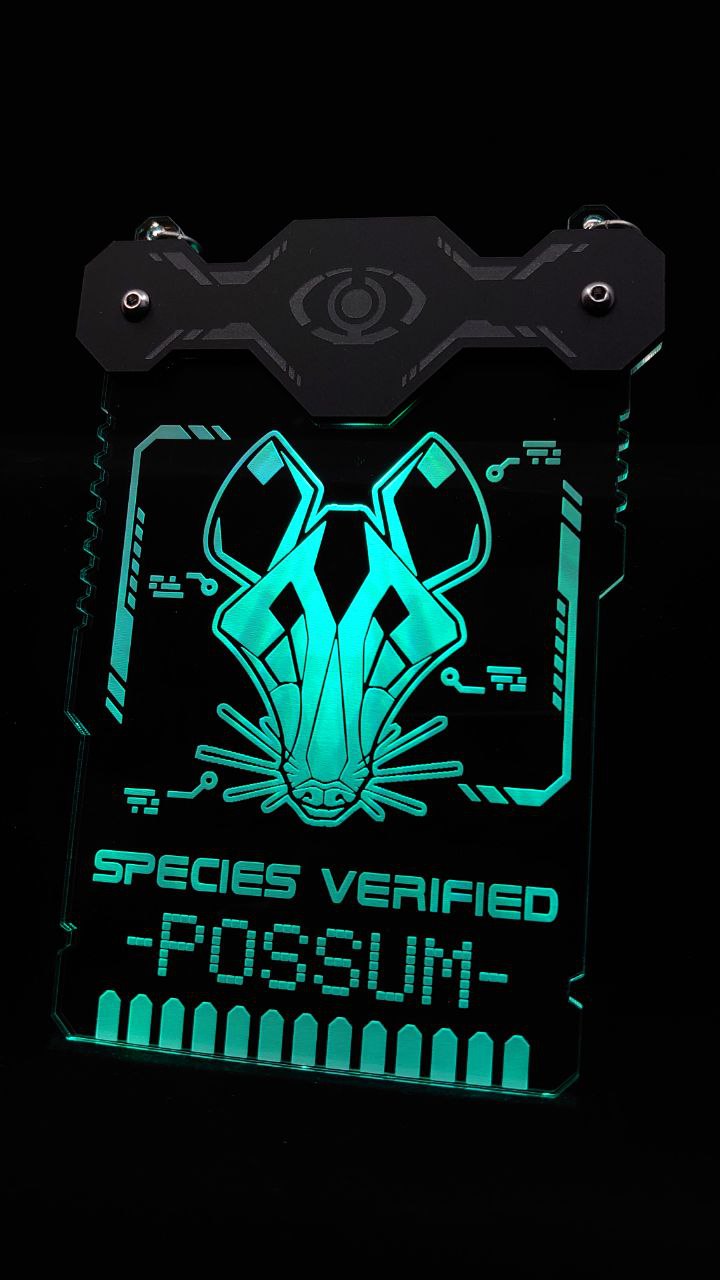 POSSUM/OPOSSUM SPECIES VERIFIED BADGE