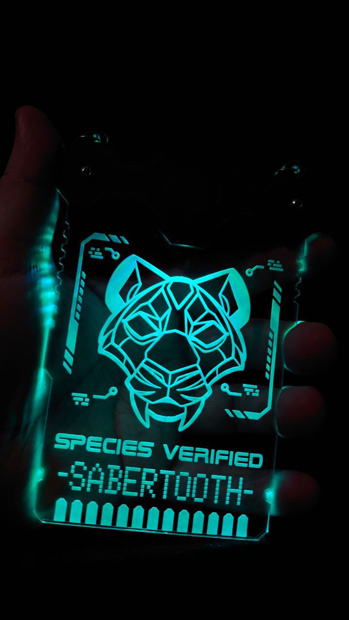 SABERTOOTH SPECIES VERIFIED BADGE