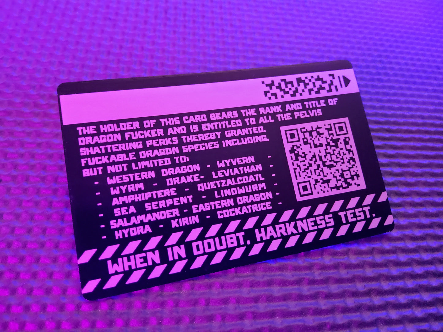 DRAGON FUCKER PERMIT