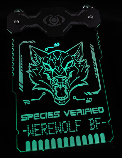 WEREWOLF (masculine) SPECIES VERIFIED BADGE