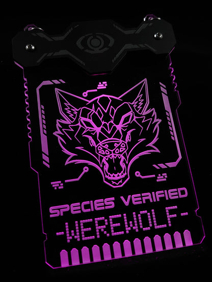 WEREWOLF (masculine) SPECIES VERIFIED BADGE