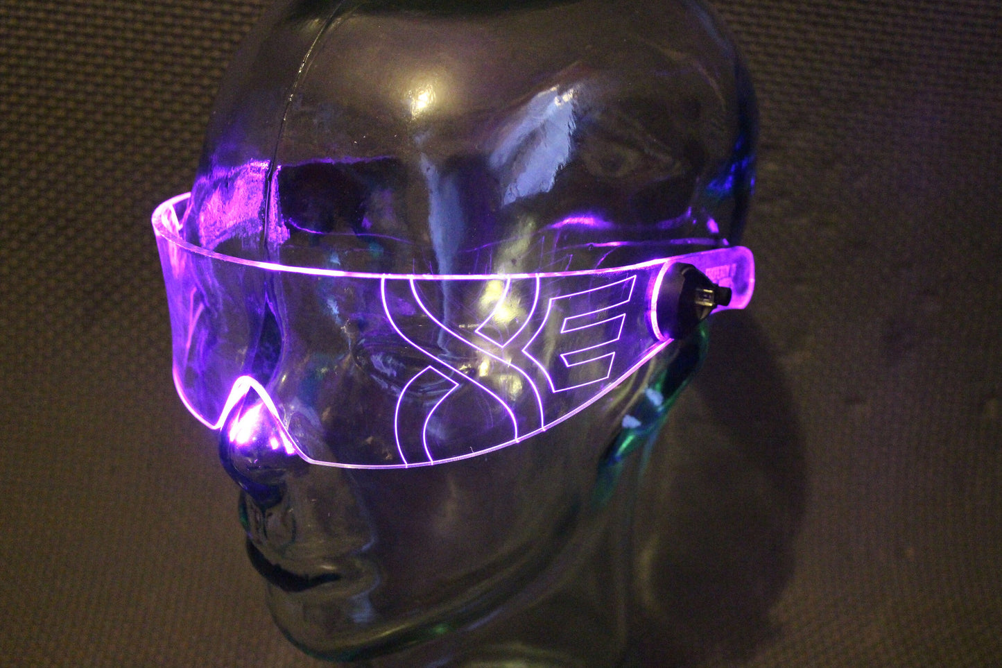 The Korps mind control visor -The original Illuminated Cyberpunk Cyber goth visor-