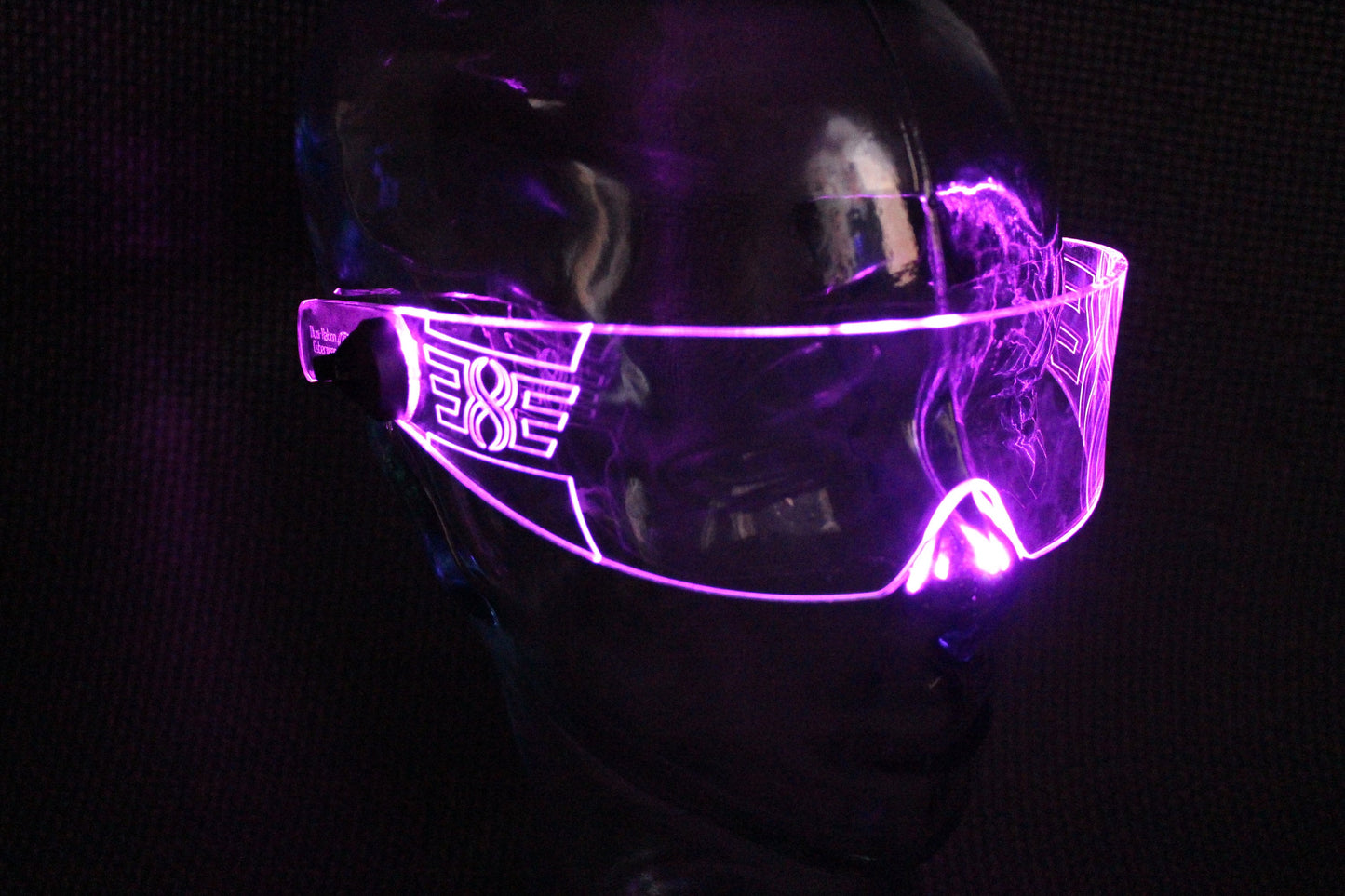 The Korps mind control visor -The original Illuminated Cyberpunk Cyber goth visor-