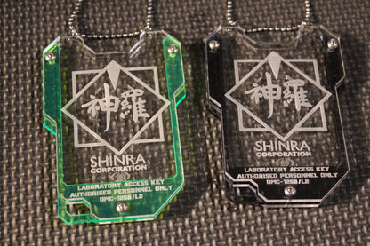 Cyberpunk Shinra corp keycard style card ID holder