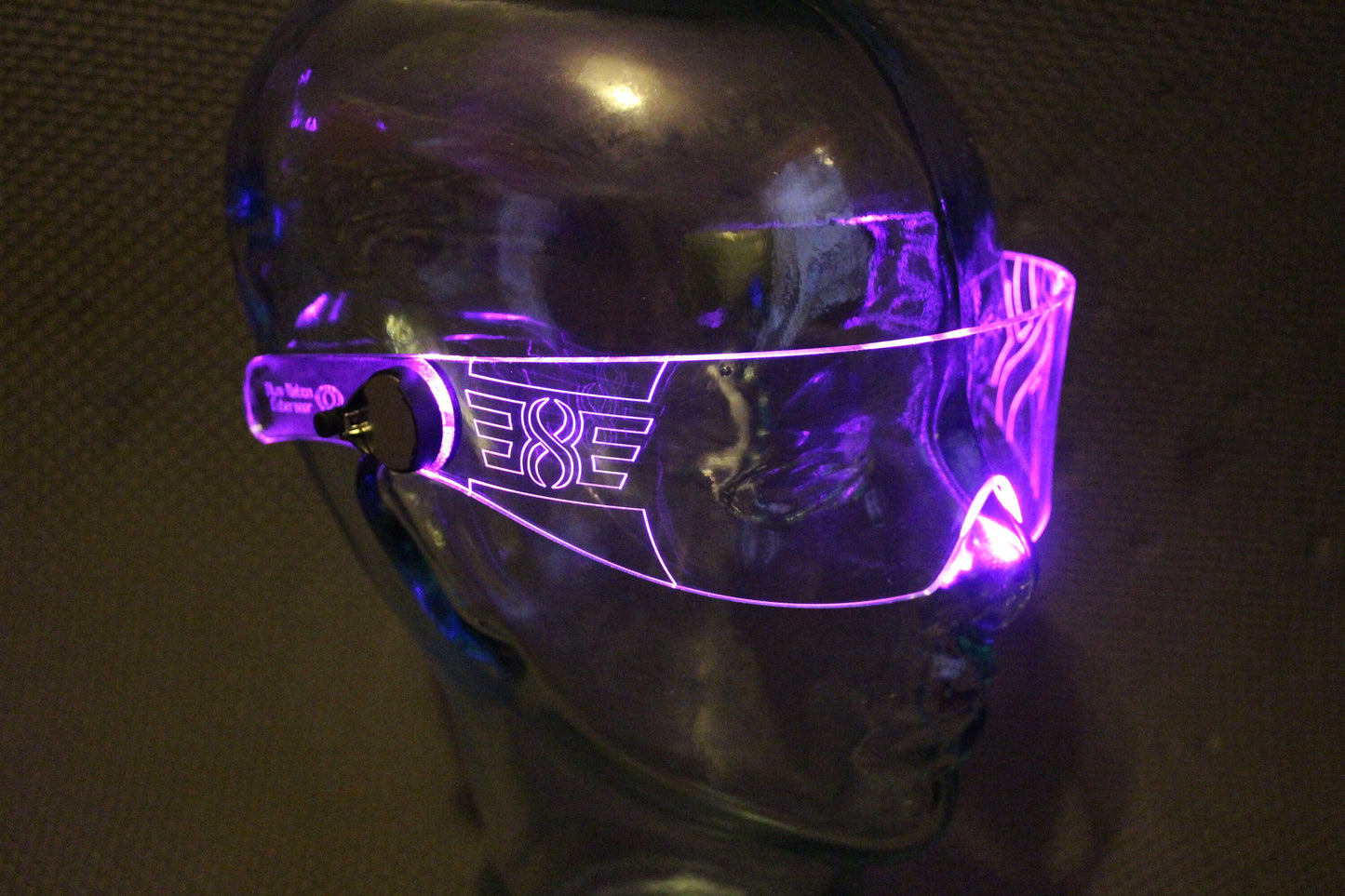 The Korps mind control visor -The original Illuminated Cyberpunk Cyber goth visor-