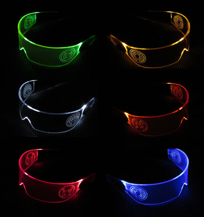 The original Illuminated Lantern Corps Cyberpunk Cyber goth visor